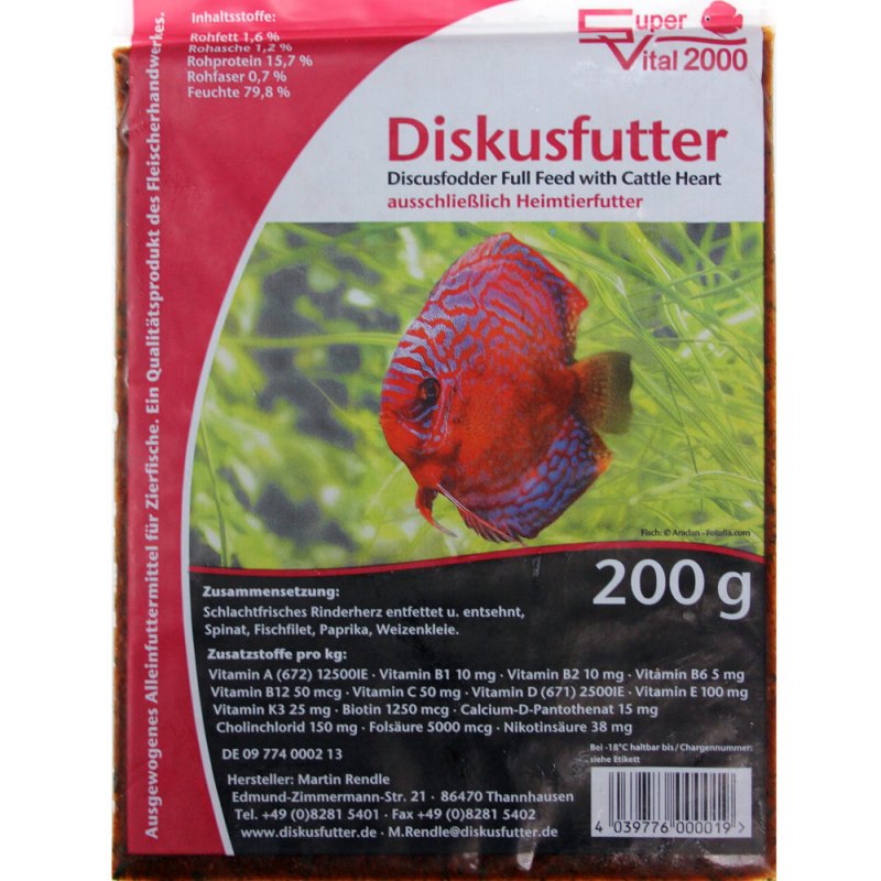 Futter für Diskusfische